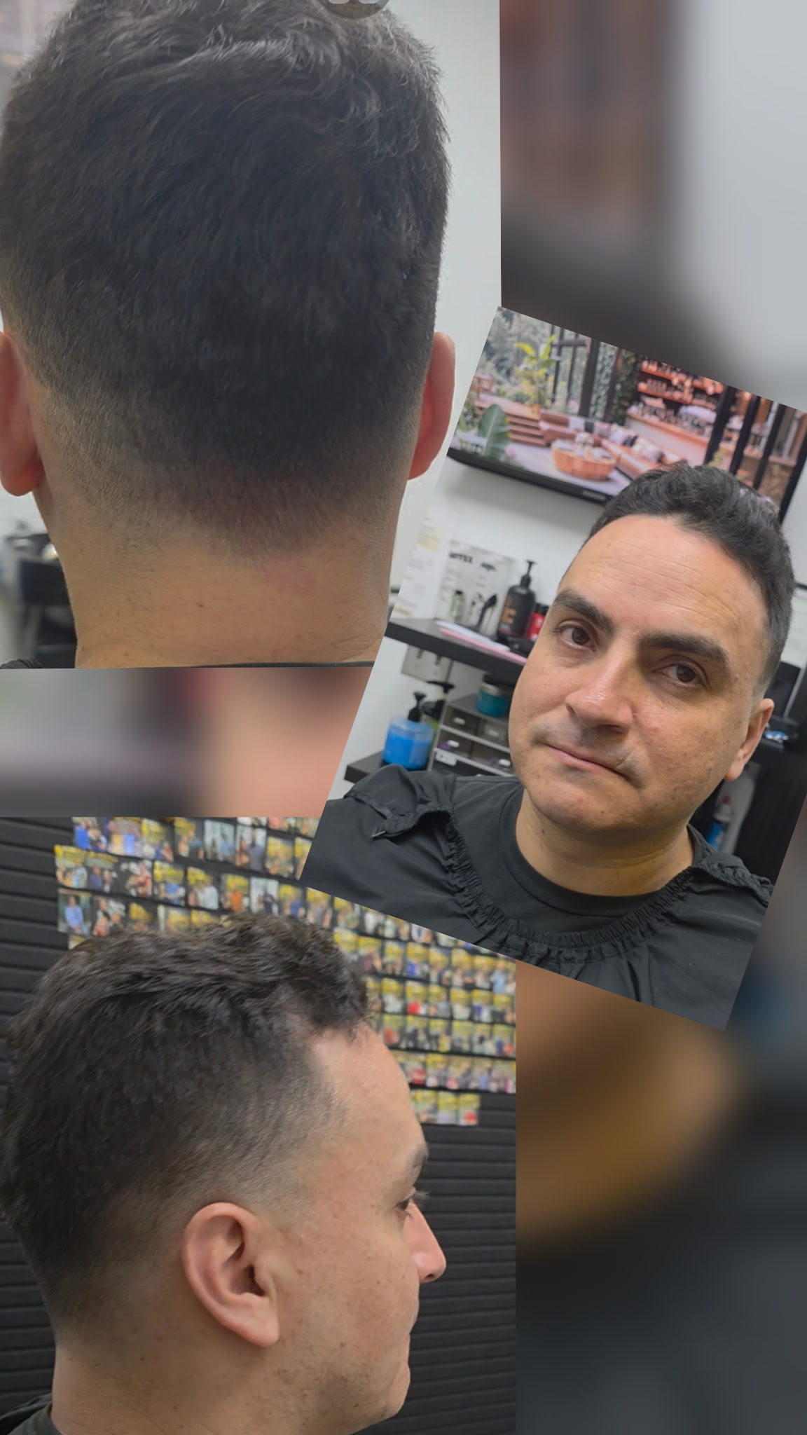 Customer haircut showcase 4