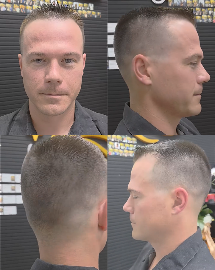 Customer haircut showcase 1