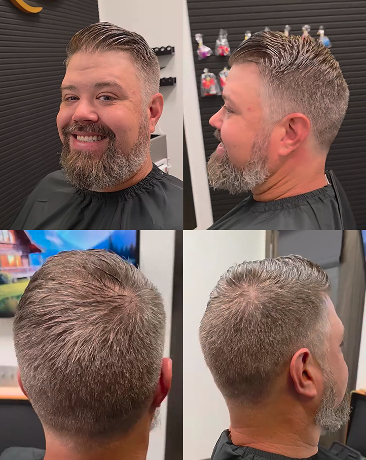 Customer haircut showcase 4